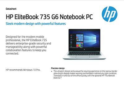 EliteBook 735 G6 Notebook PC