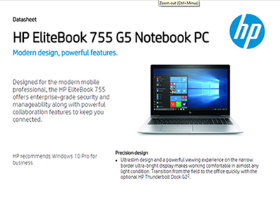EliteBook 755 G5 Notebook PC