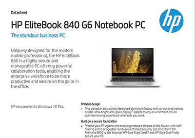 EliteBook 840 G6 Notebook PC