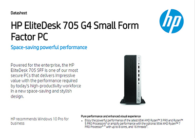 EliteDesk 705 G4 Small Form Factor PC