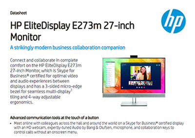 EliteDisplay E273m 27-inch Monitor