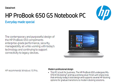 ProBook 650 G5 Notebook PC