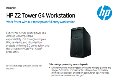 Z2 Tower G4 Workstation