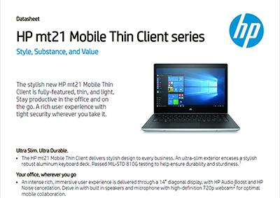 mt21 Mobile Thin Client Series