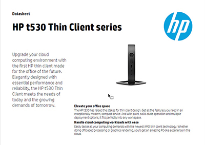 t530 Thin Client series
