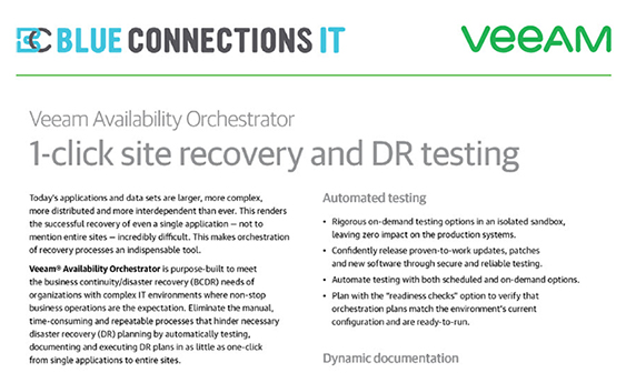 Product Overview: Veeam Availability Orchestrator