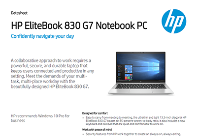 HP EliteBook 830 G7 Notebook