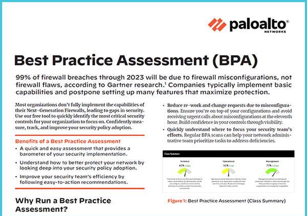 Solution Brief: Best Practice Assessment