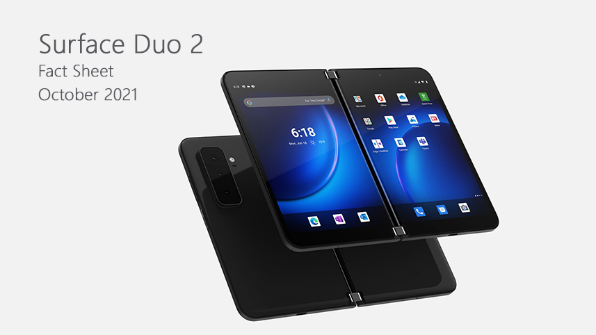 Surface Duo 2 Fact Sheet